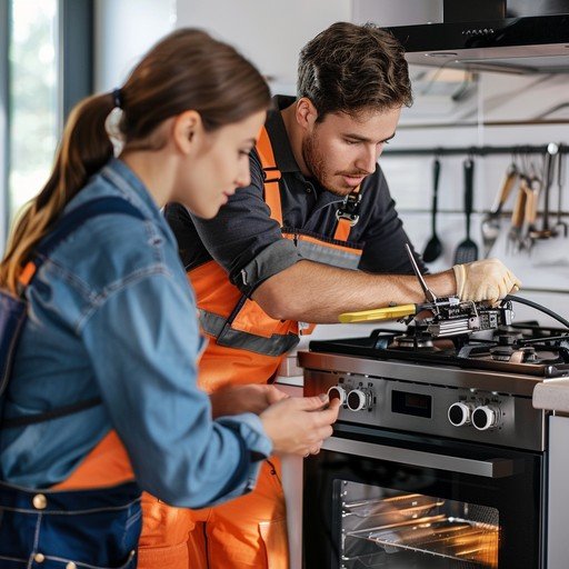 Super Gas Stove Technician at Work